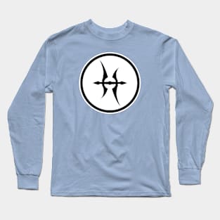 ZODIAC SERIES: PISCES (BLACK & WHITE) Long Sleeve T-Shirt